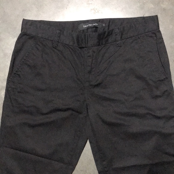 Calvin Klein Jeans black crop pants size 6 - Picture 2 of 9